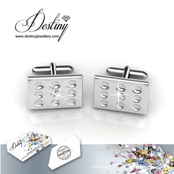 Destin bijoux cristal de Swarovski brillant Monsieur 1 boutons de manchette